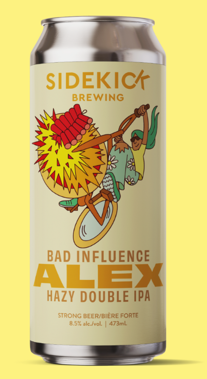 Photo of a can of Double IPA bad alex