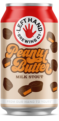 can of left hand peanut butter stout can beer