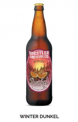 Picture of a bottle of Whistler Dunkel brew